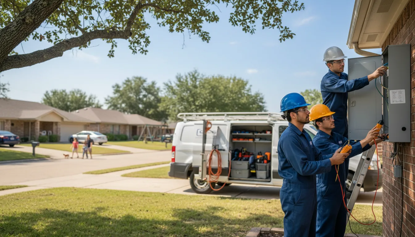 Certified electrician providing emergency electrical services in Manila, UT
